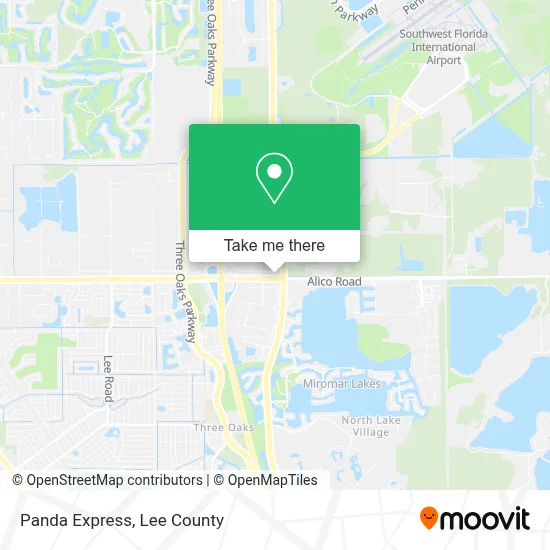 Panda Express map
