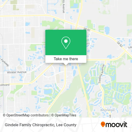 Gindele Family Chiropractic map