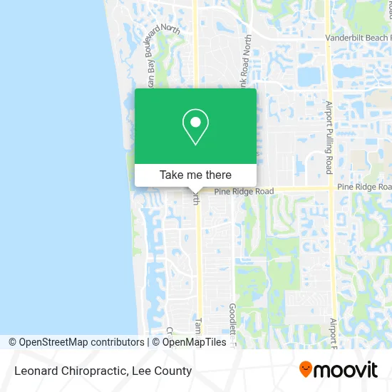 Leonard Chiropractic map