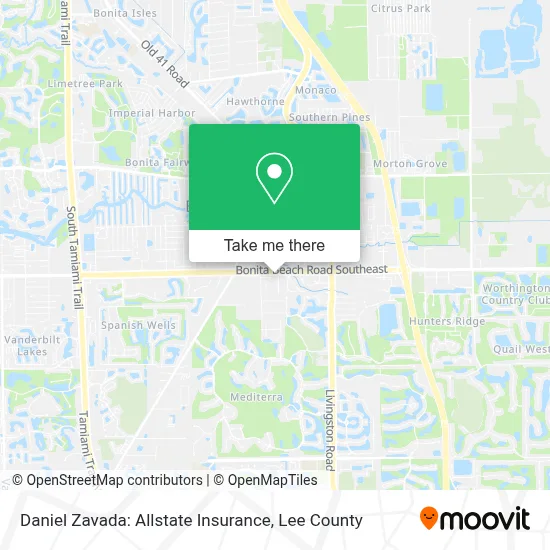 Daniel Zavada: Allstate Insurance map