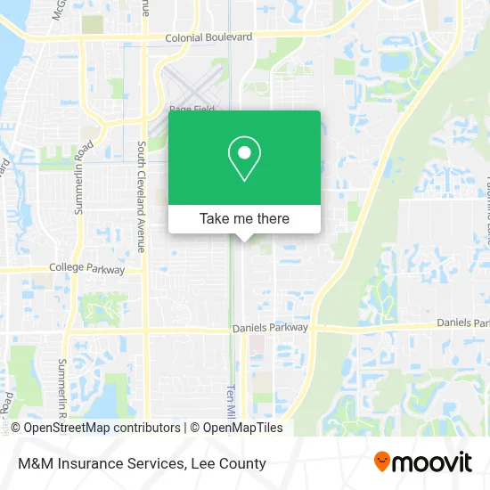 M&M Insurance Services map