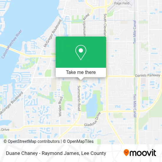 Duane Chaney - Raymond James map