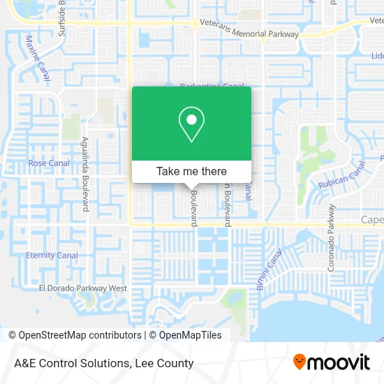 A&E Control Solutions map