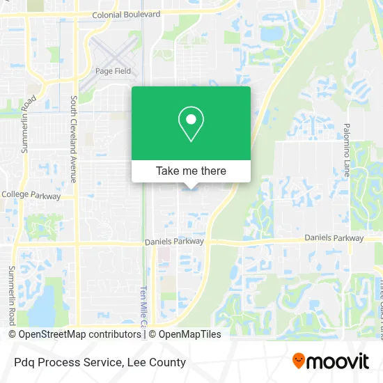 Pdq Process Service map