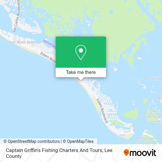Captain Griffin's Fishing Charters And Tours map