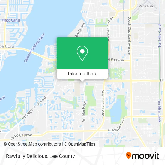 Rawfully Delicious map