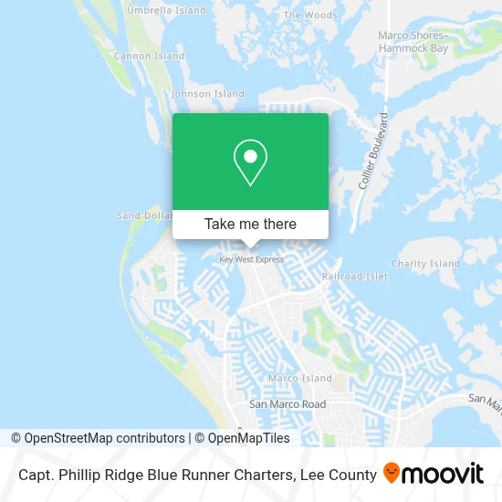 Capt. Phillip Ridge   Blue Runner Charters map