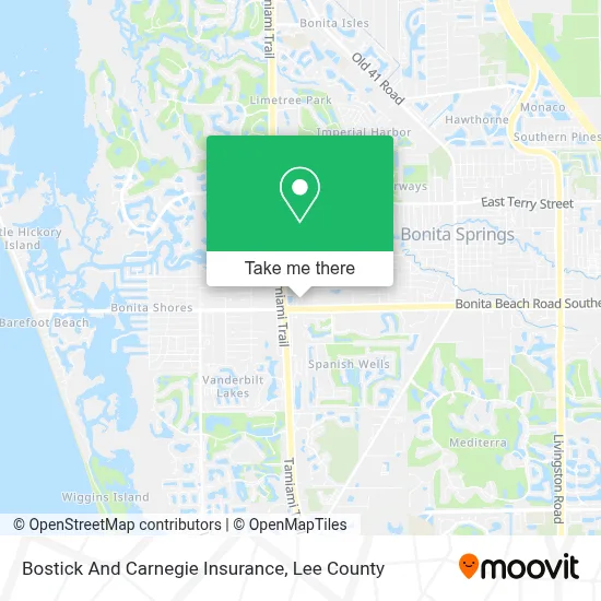 Bostick And Carnegie Insurance map