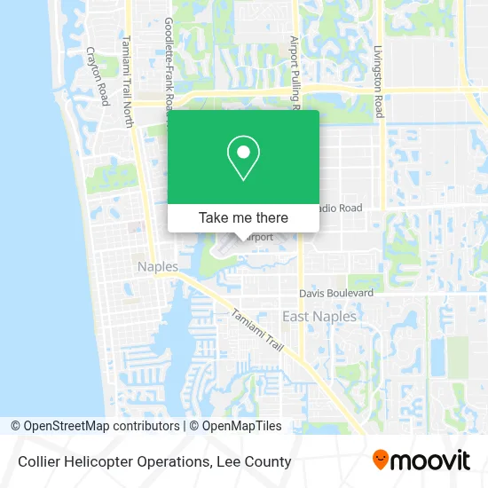 Collier Helicopter Operations map