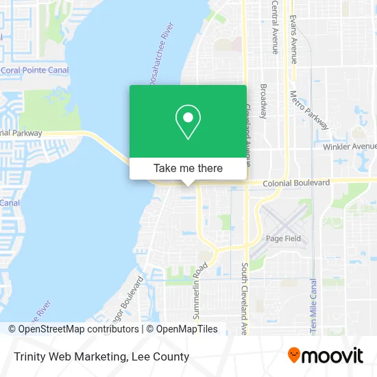 Trinity Web Marketing map