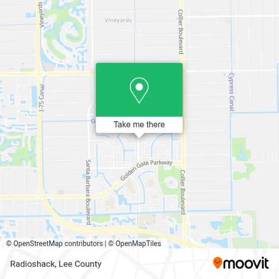 Radioshack map