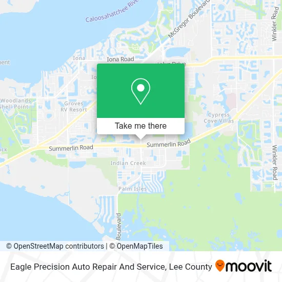 Eagle Precision Auto Repair And Service map