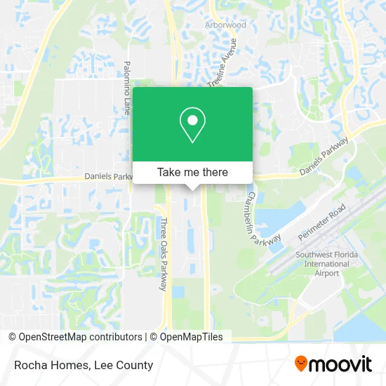 Rocha Homes map