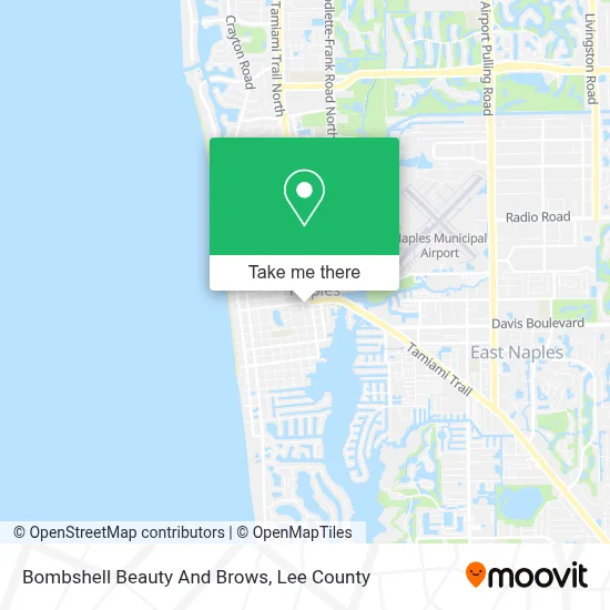 Bombshell Beauty And Brows map