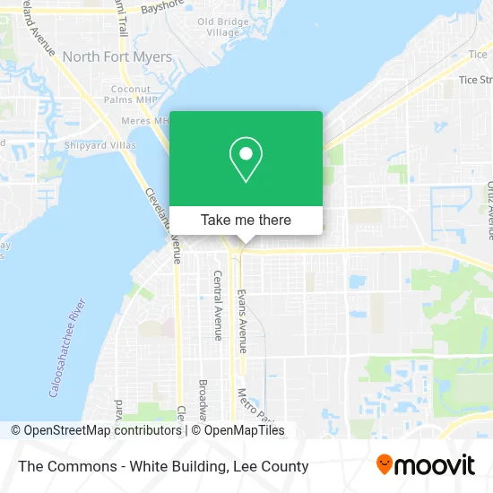 The Commons - White Building map