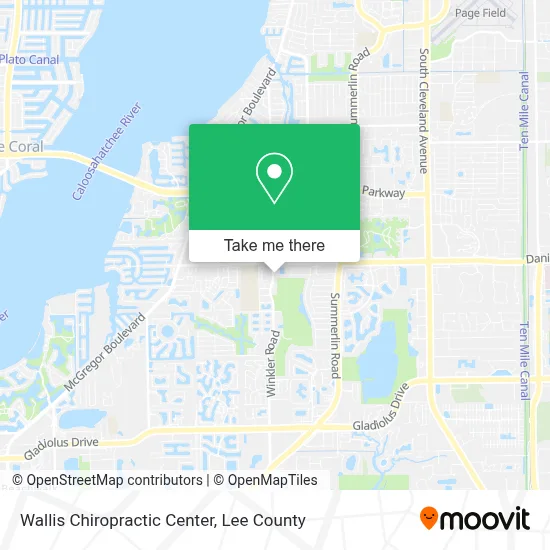 Wallis Chiropractic Center map