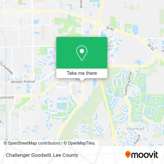 Challenger Goodwill map