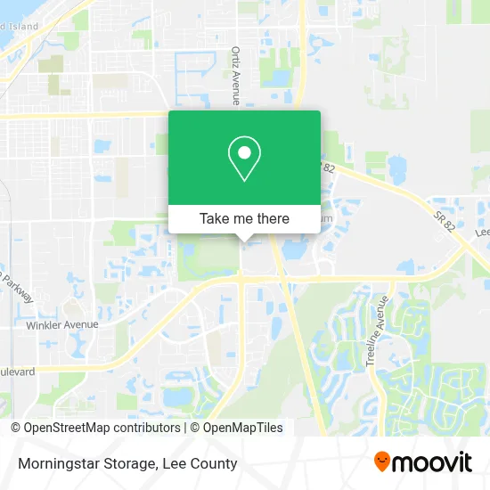 Morningstar Storage map
