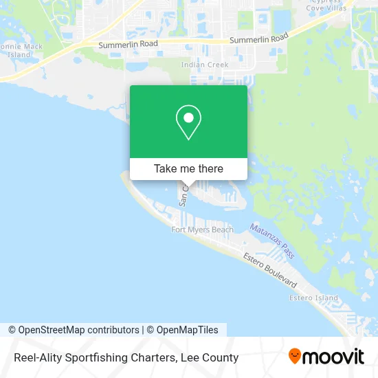 Reel-Ality Sportfishing Charters map