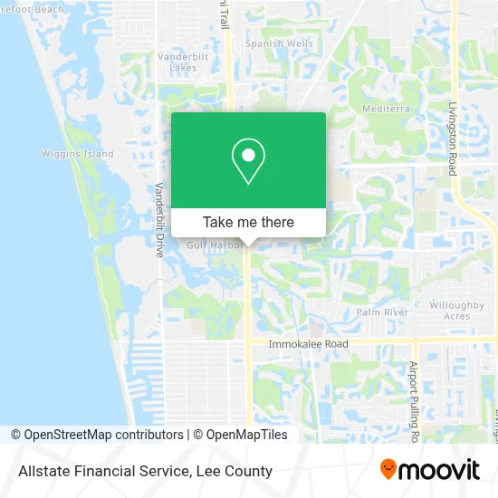Allstate Financial Service map