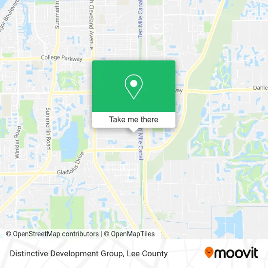 Distinctive Development Group map