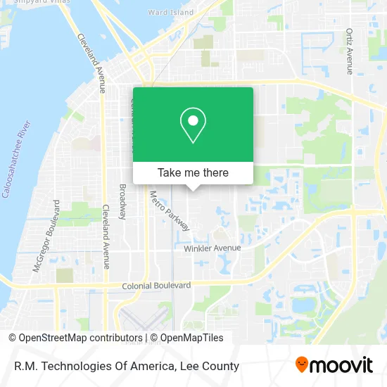 R.M. Technologies Of America map