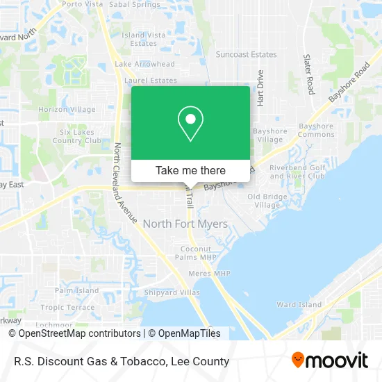 R.S. Discount Gas & Tobacco map