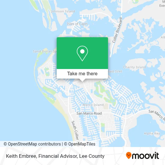 Keith Embree, Financial Advisor map