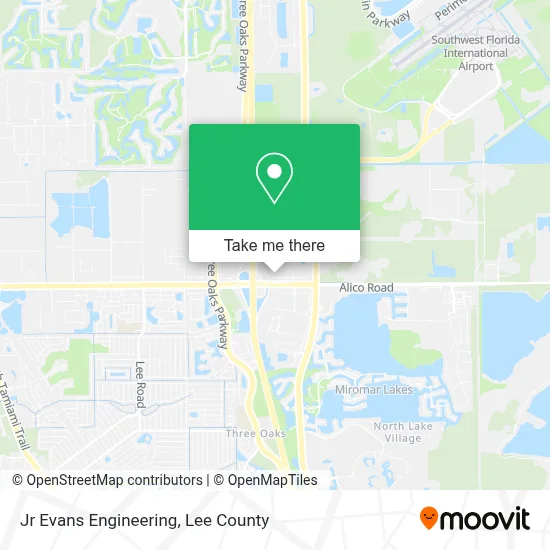 Jr Evans Engineering map
