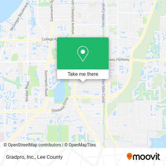 Gradpro, Inc. map