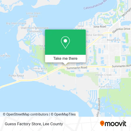 Guess Factory Store map