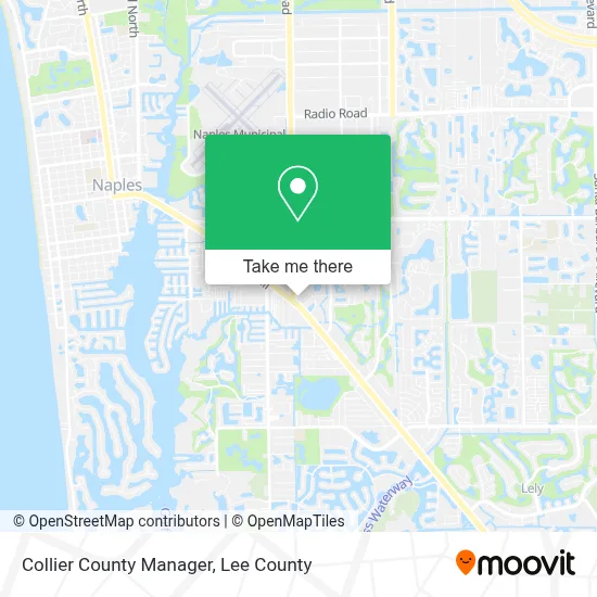 Collier County Manager map