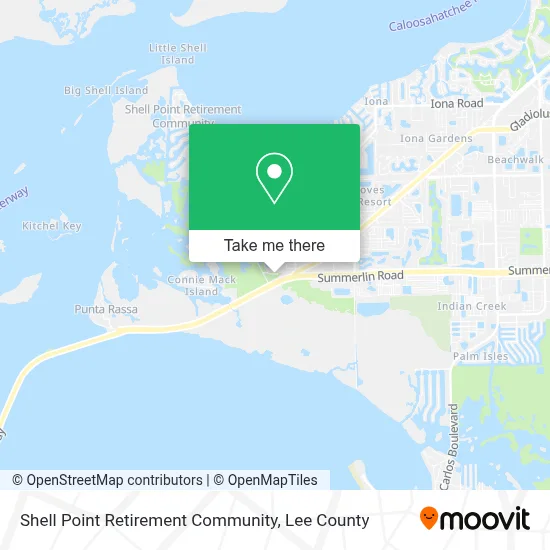 Shell Point Retirement Community map