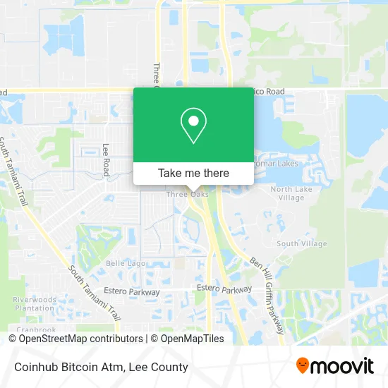 Coinhub Bitcoin Atm map