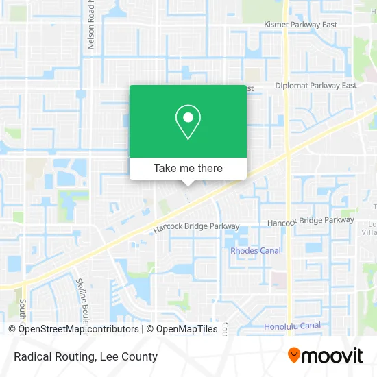 Radical Routing map