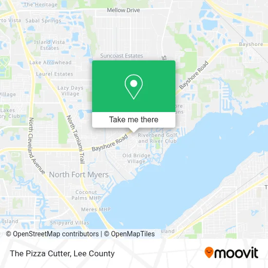 The Pizza Cutter map