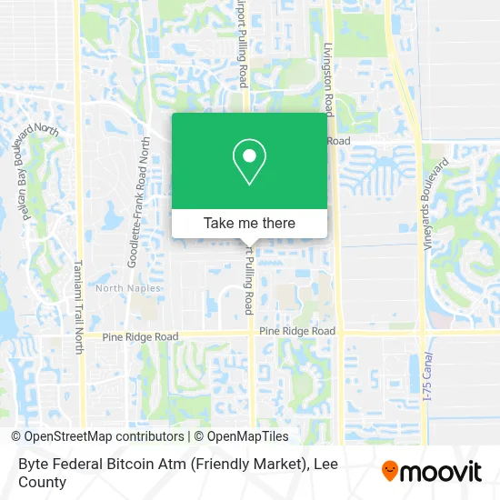 Byte Federal Bitcoin Atm (Friendly Market) map
