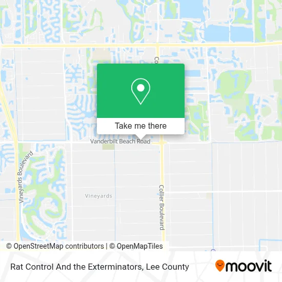 Rat Control And the Exterminators map