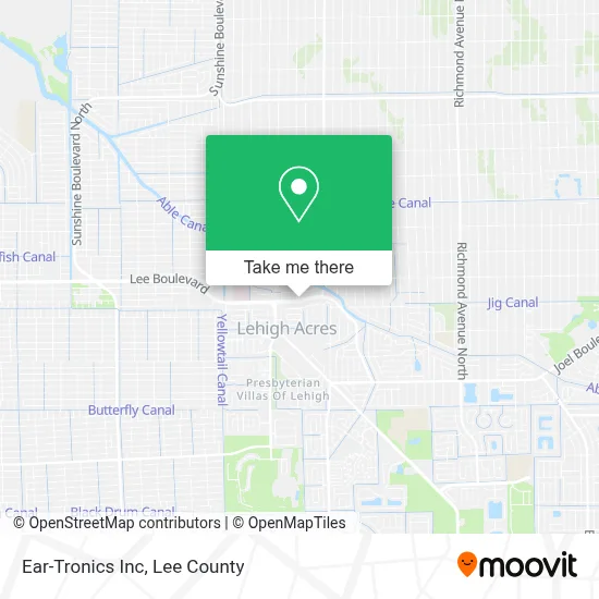 Ear-Tronics Inc map
