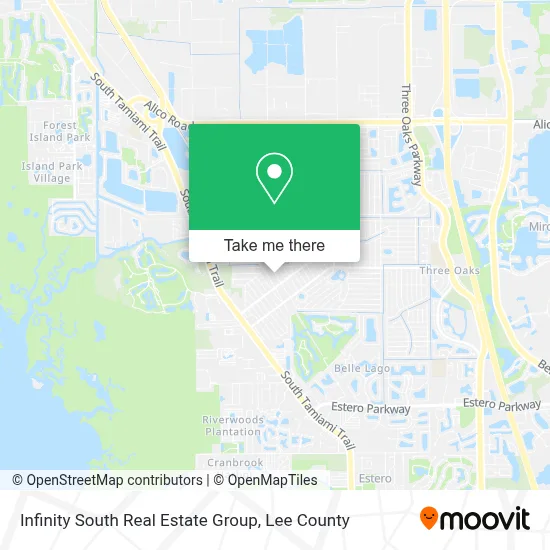 Infinity South Real Estate Group map