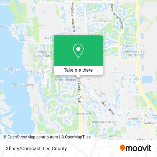 Xfinity/Comcast map