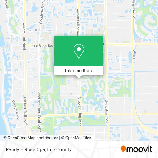 Randy E Rose Cpa map