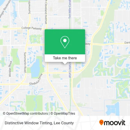 Distinctive Window Tinting map