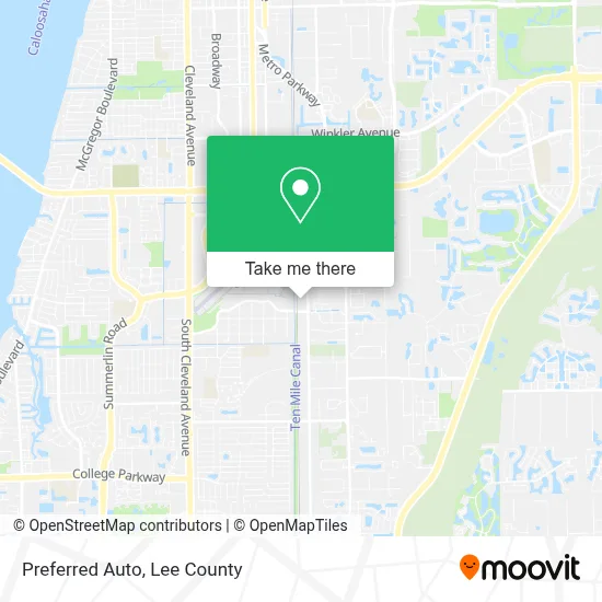 Preferred Auto map