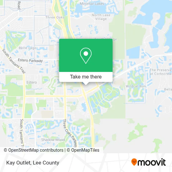 Kay Outlet map