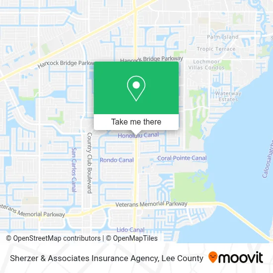 Sherzer & Associates Insurance Agency map