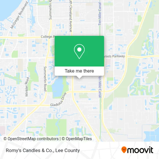 Romy's Candles & Co. map