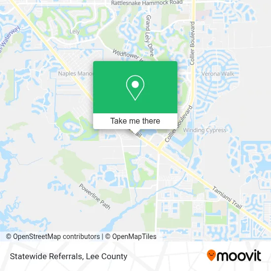Statewide Referrals map