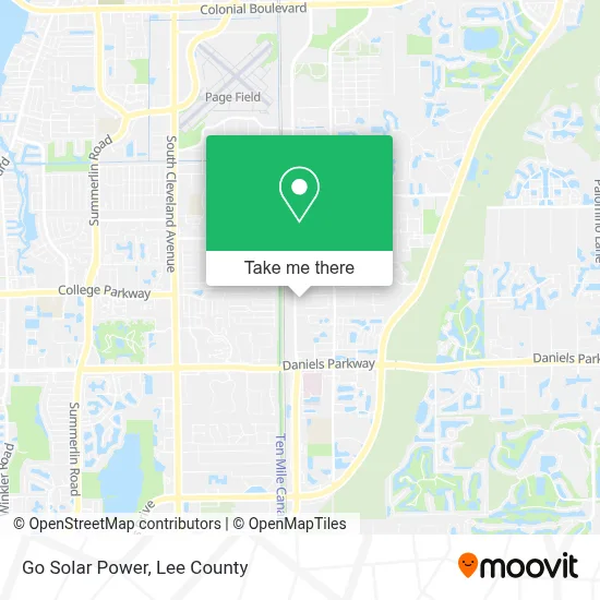 Go Solar Power map