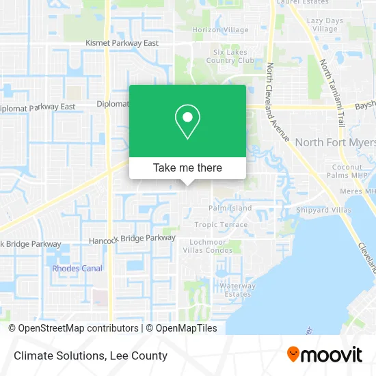 Climate Solutions map